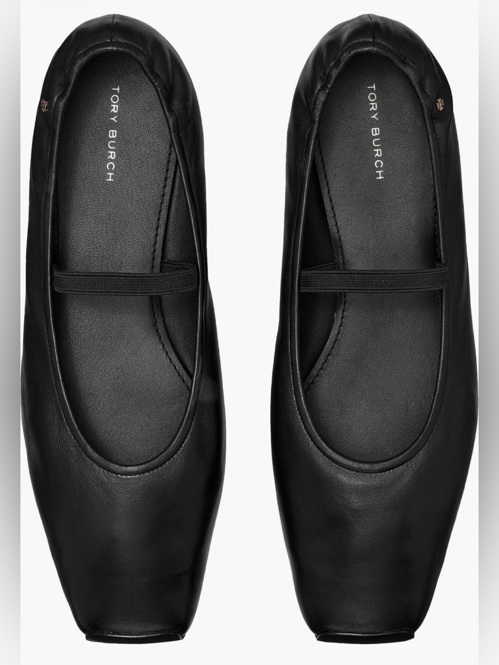 Tory Burch Runway Ballet Flat - perfect black size 9
